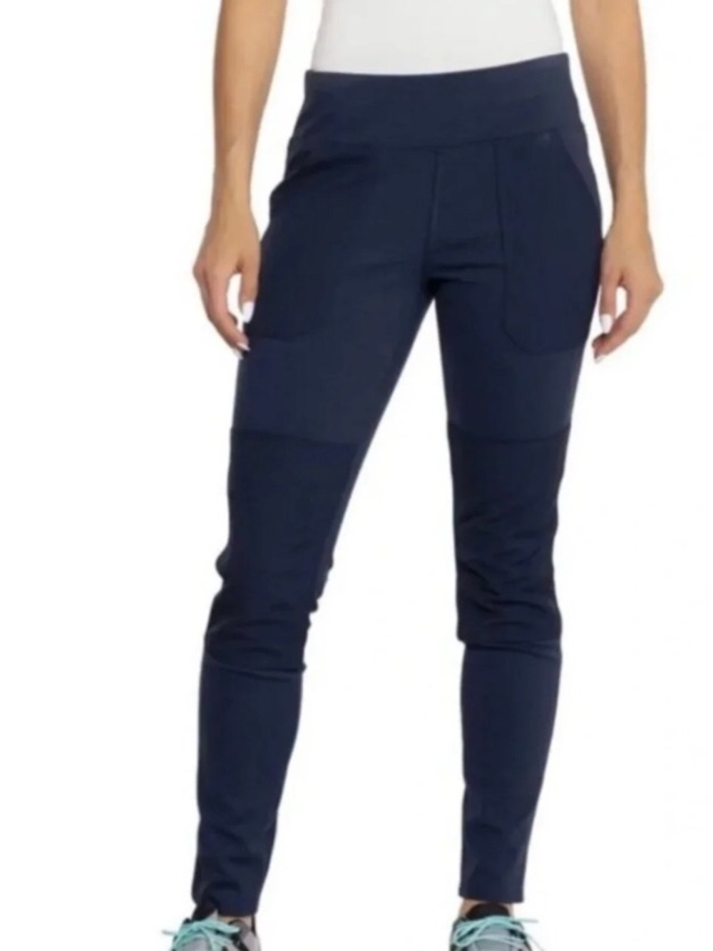 Carhartt Womens Force Fitted Midweight Utility Leggings Navy Blue Size Small